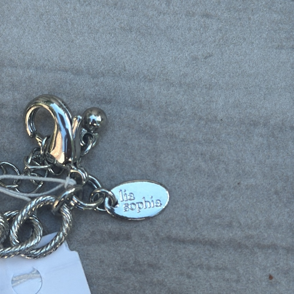 Vintage LIA SOPHIA  Amber Wave Necklace - Picture 6 of 8